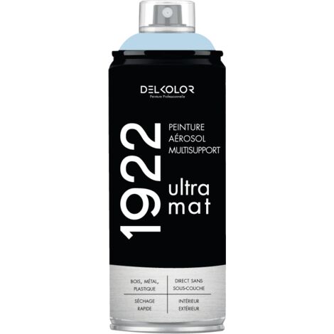 Delkolor 1922 peinture multi-support aérosol mat 400 ml  Couleur: BLEU PASTEL (1/2)