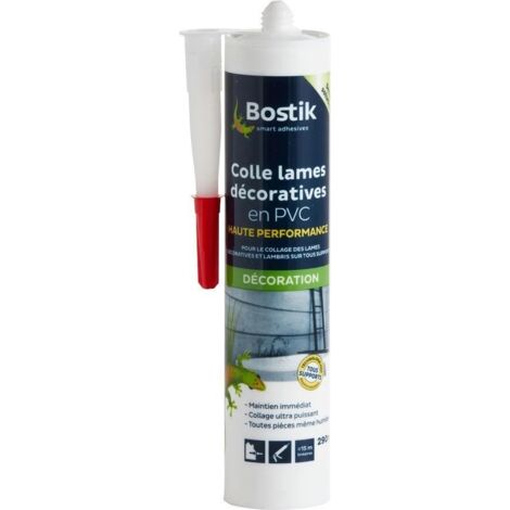 Bostik Colle pour mur spécial lames décoratives PVC  Conditionnement: 290ml