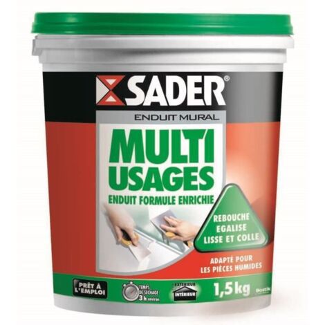 Enduit mural multi-usages Sader Conditionnement: 1,5KG