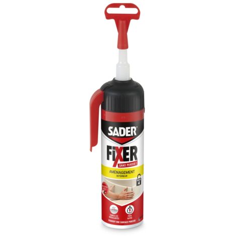 Colle Sader fixer sans percer pour aménagement intérieur Conditionnement: 130GR (1/3)
