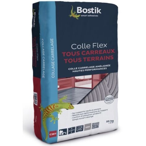 Colle carrelage tous carreaux tous terrains  Couleur: BLANC - Conditionnement: 5KG