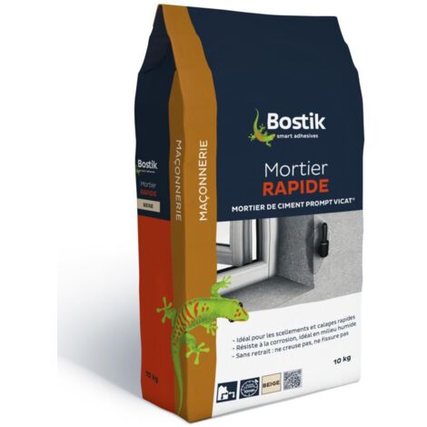 Mortier rapide 10 Kg – Prise rapide 10 minutes – Pour scellements et calages – Résistance à la corrosion – Utilisation intérieure/extérieure – Serrurerie-Boutique (1/2)