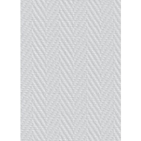 Toile de verre à peindre chevron 145g/m² – 50 m x 1 m – Résistance à la déchirure élevée – Pour surfaces neuves et anciennes