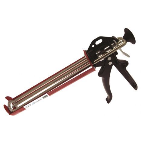 Pistolet extrudeur pour scellement chimique – Corps en acier épais – Double barre de poussée – Adapté pour cartouches 165ml, 280ml, 300ml – Sylex