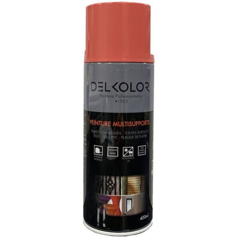 Delkolor Peinture en Aérosol - Couleurs RAL - 400ml  Couleur: RAL 3017 ROSE