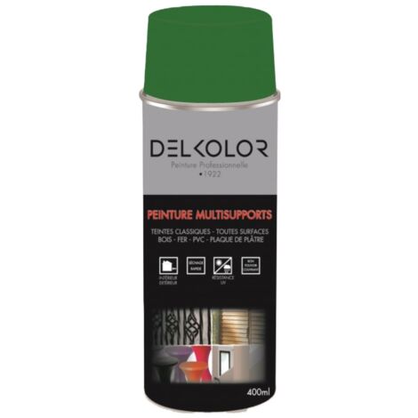 Delkolor Peinture en Aérosol - Couleurs RAL - 400ml Couleur: RAL 6029 VERT MENTHE