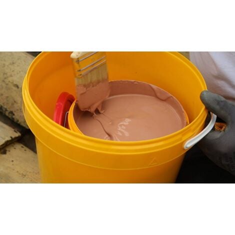 Sika Peinture Imperméable anti-fuites Toitures inclinées 1L  Couleur: TERRE CUITE - Conditionnement: 4L