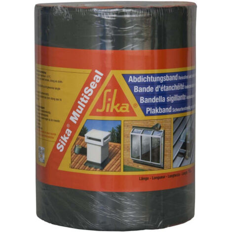 Rouleau d'étanchéité Sika MultiSeal gris 200mm – 10ml – Pour toiture et joints – Application à froid, température +5°C à +40°C
