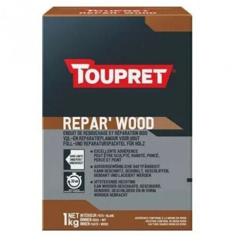 Repar Wood TouBat Toupret poudre - Enduit réparation bois ...