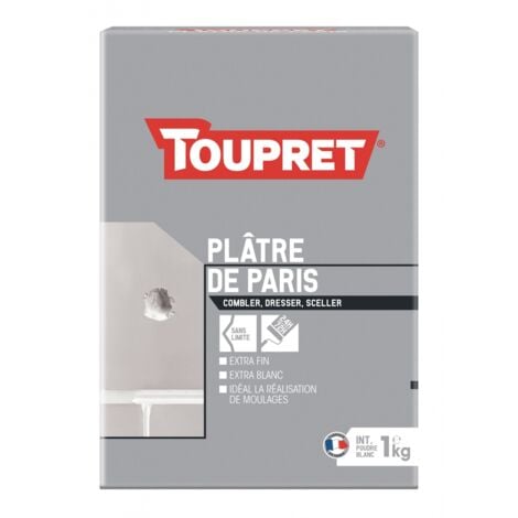 Toupret Plâtre de Paris en sac de  Conditionnement: 1KG
