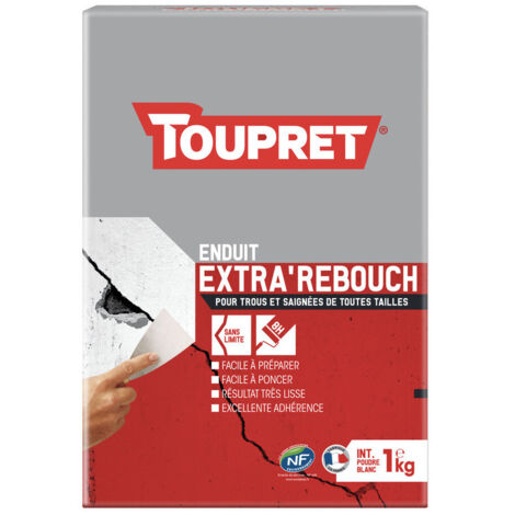 Enduit de rebouchage Extra'Rebouch Toupret poudre Conditionnement: 1KG (1/2)