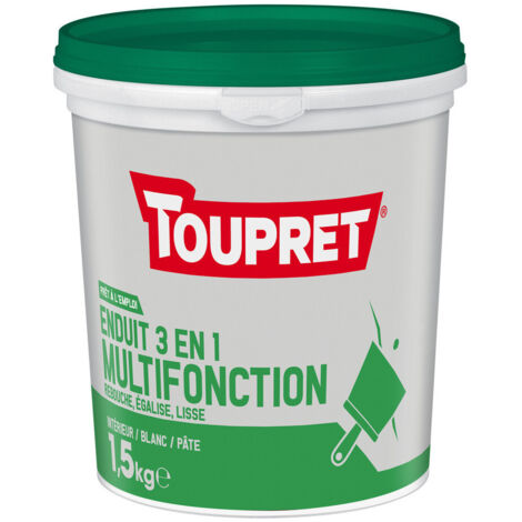 Enduit 3 en 1 multifonction pâte Toupret  Conditionnement: 1,5KG