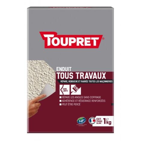 Toupret Tous travaux poudre 3 en 1 extérieur  Conditionnement: 1KG