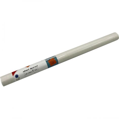 Adhésif Uni Ecru Brillant 45cm x 2m (1/2)