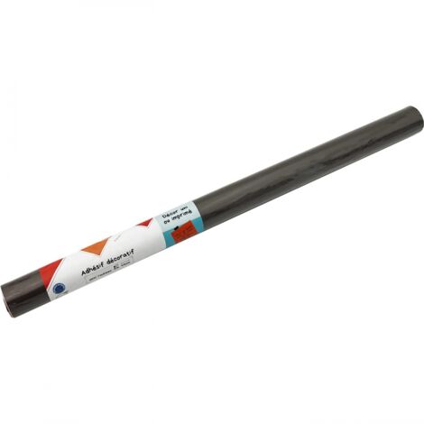 Adhésif Uni Gris Anthracite Brillant 45cm x 2m (1/2)