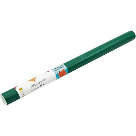 Adhésif Uni Vert Mat 45cm x 2m (1/2)