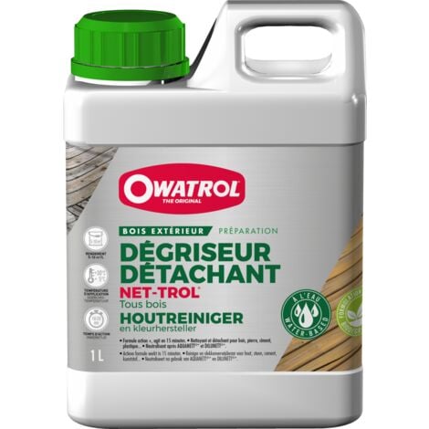 Owatrol Dégriseur Détachant Tous Bois Net Trol  Conditionnement: 1L
