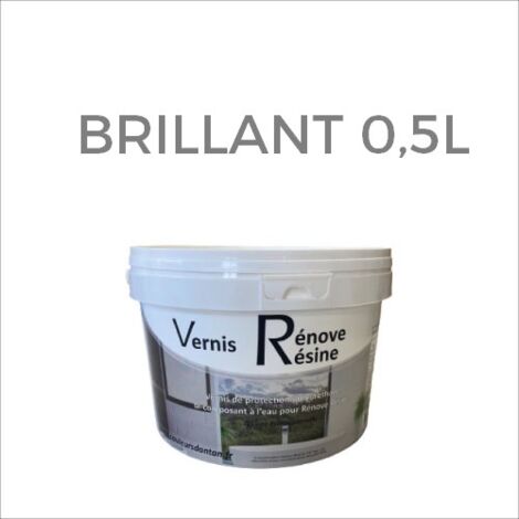 Rénove Résine Vernis de protection multi-supports Conditionnement: 0,5L