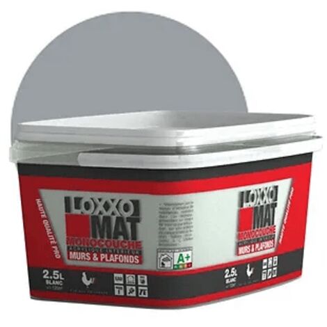 Peinture à base de résine acrylique mate LOXXO MAT Conditionnement: 2,5L - Couleur: SOURIS (LOXXO) (1/2)