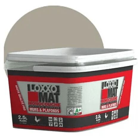 Peinture à base de résine acrylique mate LOXXO MAT Conditionnement: 2,5L - Couleur: SMOKY (1/2)