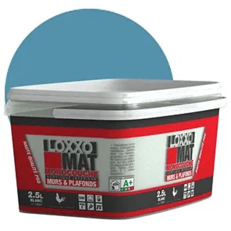 Peinture Acrylique Mate Monocouche Murs & Plafonds 2.5 L - Loxxo (1/2)