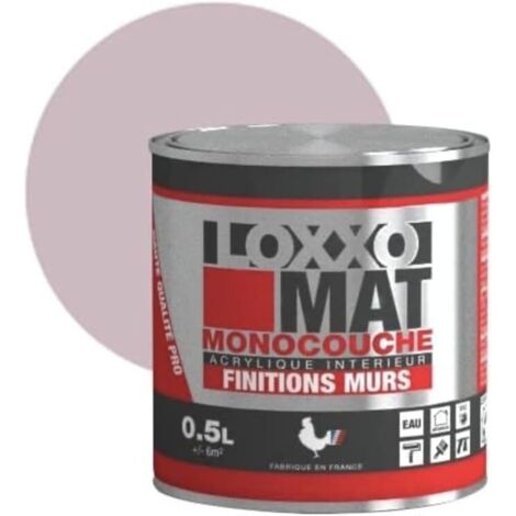 Peinture à base de résine acrylique mate LOXXO MAT Conditionnement: 0,5L - Couleur: POESIE (1/2)