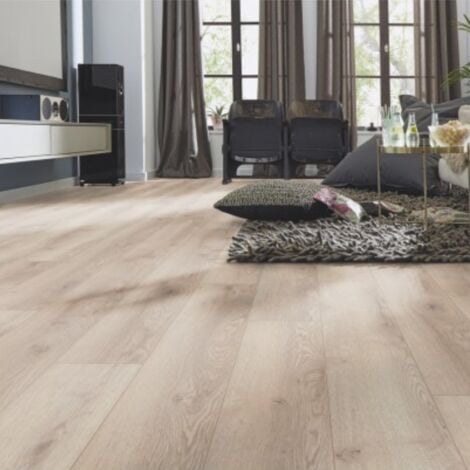 Kronotex Parquet Stratifié Mammut Plus - Chêne Montagne Beige D4728 - 1845 x 244 x 10 mm