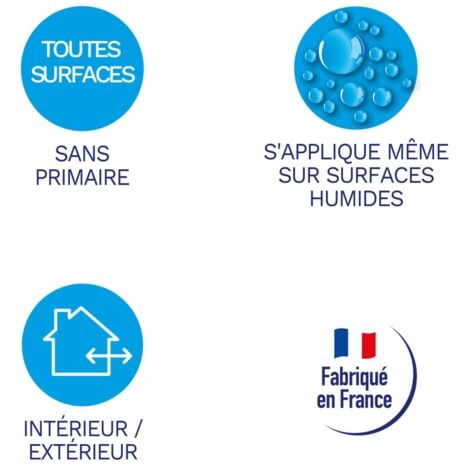 Bostik Membrane d'étanchéité Waterstop  Couleur: GRIS - Conditionnement: 290ml