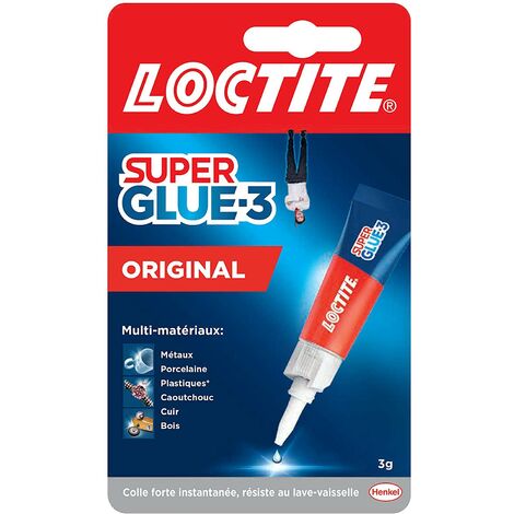 Colle super Glue Liquide ou Gel 3 g