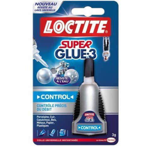 LOCTITE Colles Cyanoacrylates SUPERGLUE-3 Liquide Control 3g Blister