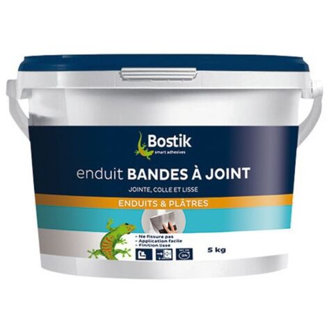 Enduit bandes à joint Bostik intérieur finition lisse  Conditionnement: 5KG