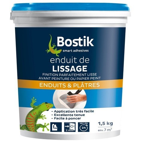 BOSTIK - Bostik Mortier de réparation 1kg - Mortier renforcé de ciment pour  les réparations de surfaces et les  - Livraison gratuite dès 120€
