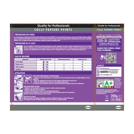 METYLAN Expert Colle Papiers Peints Granulés, Colle supérieure tous papiers peints et intissés - 200 gr