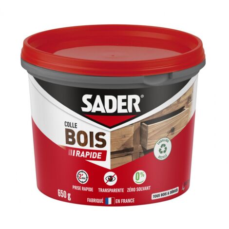 Colle bois prise rapide Sader Conditionnement: 650GR (1/5)