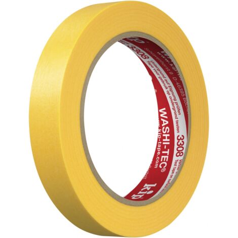 Ruban adhésif de masquage Premium Orange Washi 50m haute précision Conditionnement: 18MM (1/3)