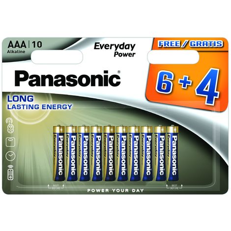 Piles AAA R03, alcaline - Panasonic