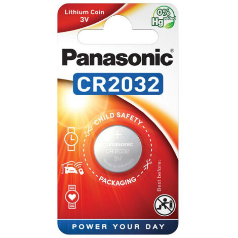 Pile bouton CR2032 (1/2)