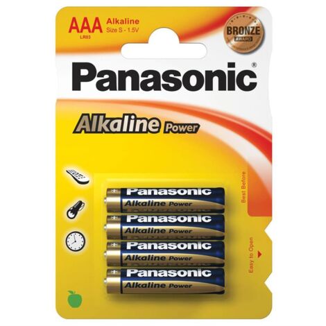 4 Piles AAA LR03 Alkaline Power