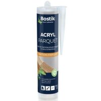 Bostik – Joint acrylique pour parquet 300ml – Finition esthétique – Séchage rapide – Compatible tous vernis – Couleur gris
