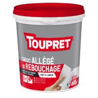 Toupret – Enduit de rebouchage allégé 400GR – Application facile pour bois et maçonnerie – Séchage rapide et ponçage simple