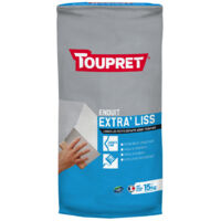 Extra'Liss Poudre enduit Toupret finition Conditionnement: 15KG