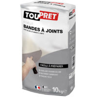 Enduit bande à joint poudre Toupret Prêt à l'emploi Conditionnement: 10KG