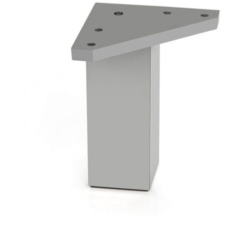 PATA MESA ALUMINIO MATE ABS - 40X80 MM