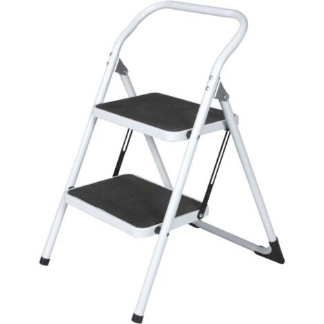 Escalera dom tijera 0,47mt 2 peld.38x26 b/baja acero bl cody (1/4)