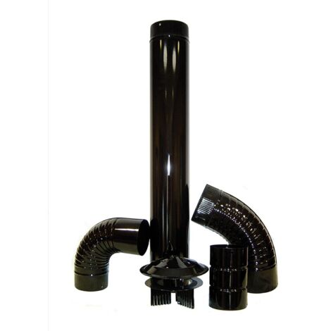 CODO ESTUFA VITRIF NEGRO 45 - 130 MM
