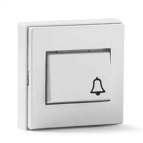 Pulsador timbre blanco de superficie 16A 250V Famatel 5010-B