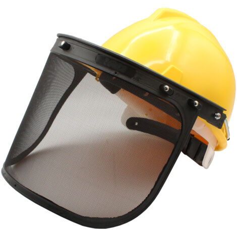FAHER pantalla facial con casco y malla metalica , Pantalla facial con casco y malla metálica Faher Dispositivo de protección adecuado para su uso en situaciones en las que se (1/4)