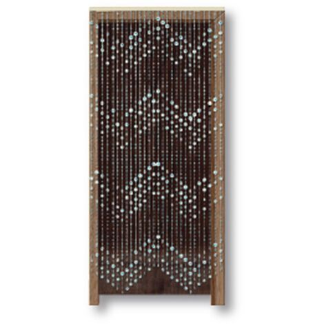 CORTINA PUERTA PLASTICO AZUL - 90X180 CM
