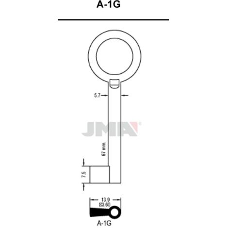 FPLUS llaves jma tipo armario laton mod a-1g (cv) , llaves jma tipo armario laton mod a-1g (cv)