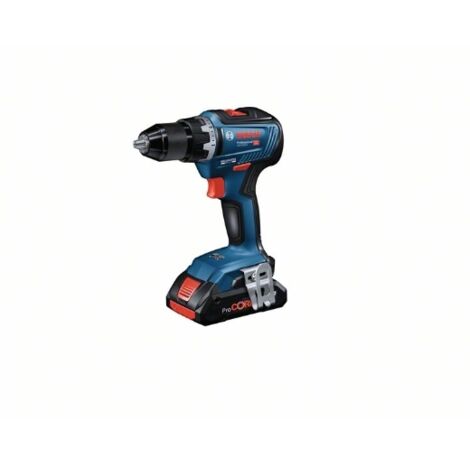 Bosch Professional 18V System GSR 18V-55 - Atornillador a batería (Brushless, 55 Nm, 2 baterías x 2.0 Ah, en L-BOXX)